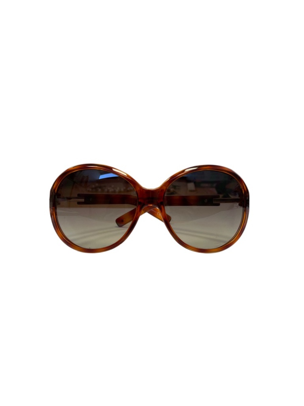 NWOT Yves Saint Laurent Brown Oversized Tortoiseshell Sunglasses